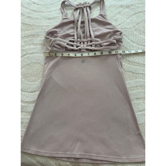 Lululemon slide with me tank in porcelain pink strappy back - Picture 5 of 5